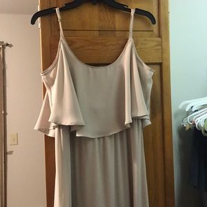 Show me your mumu champagne dress